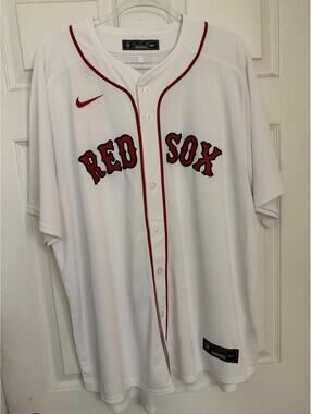 Men's Boston Red Sox Nike White Home Limited Jersey 2XL New $175